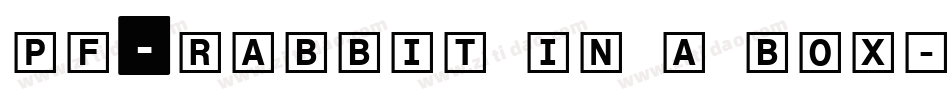 pf_rabbit in a box字体转换